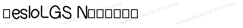 MesloLGS N字体转换